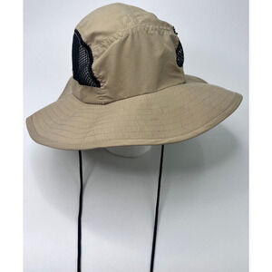 Free Authority Outdoors Tan Net Side Panels & Neck Sun Protector Hat S-M